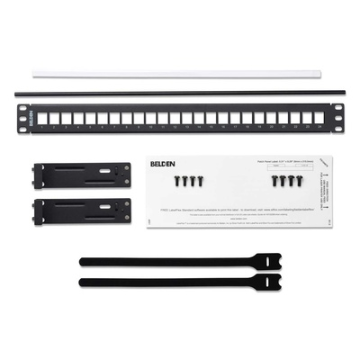 پچ پنل Belden  Patch Panel CAT6 UTP – 24 Port